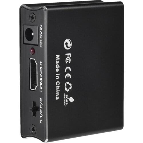 HDMI-compatible Audio Extractor Stereo Extractor Converter Optical SPDIF + 3.5mm Audio Splitter Adapter For Home Entertainment
