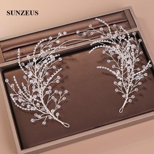 2019 Hot-selling Crystals Headband For Party Bridal Wedding Head Band Chain Marriage Accessories SQ424