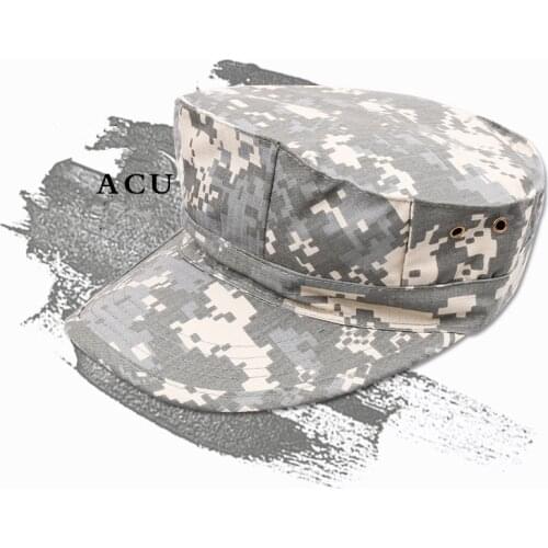 Men s Outdoor Climbing Hiking Sunscreen Round Octagonal Cap Army Tactical Military Patrol Sunshade Cotton Breathable Peaked Hat