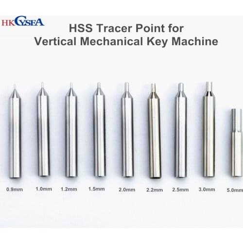 Multiple Specifications 0.9-5.0mm Raise Carbide End Mill Tracer Point Key Cutting Copy Making Machine Guide Pin Bits Probe