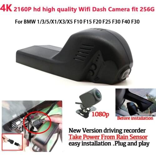 New! 4K 2160P Car DVR Dual Core Novatek 96675 Wifi Dash Camera Video Recorder For BMW 1/3/5/X1/X3/X5 F10 F15 F20 F25 F30 F40 F30