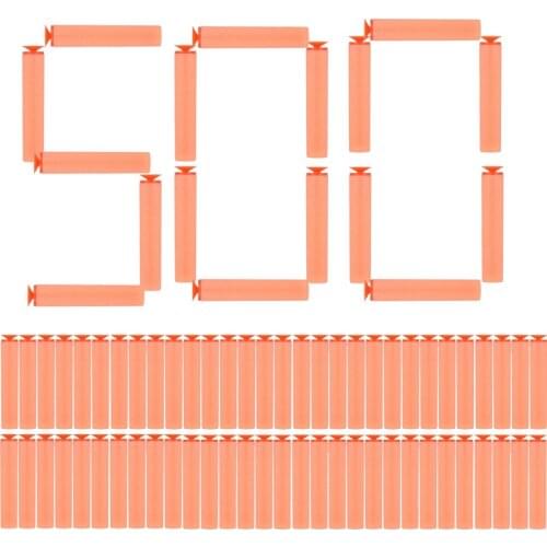 New Orange Sucker Bullets for Nerf Toy Gun bullets Children Toys EVA Foam Refill Darts For Nerf Series Blasters Xmas Kids Gift