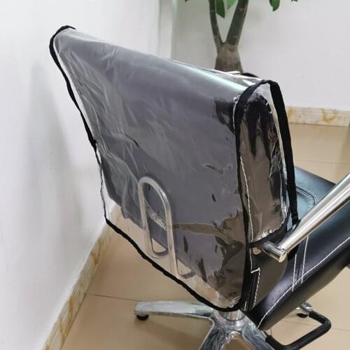 Salon Spa Professional Plastic Clear Covers Barber Beauty Salon Chair Protective Cover Hairdressing Barber Chair Back Cover