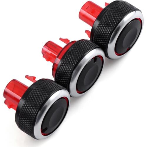 Aluminum Alloy Air Conditioning Knob AC Knob Car Air Conditioning Heat Control Switch Knob For PEUGEOT 307 CITROEN C-TRIOMPHE
