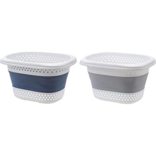 Foldable Dirty Clothes Basket Can Be Wall-Mounted Clothes Storage Household Bathroom Plastic Dirty Clothes Basket