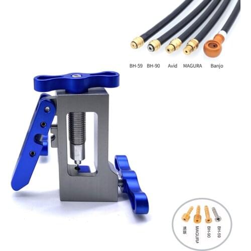 Bike brake tools 2 in 1 For Shimano SRAM AVID Magura Formula Bicycle Brake Repair Tool Hydraulic Hose Needle Cutter BH90 BH59