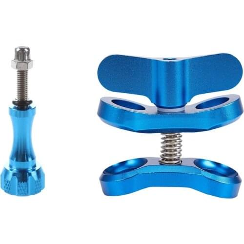 3X Knob Thumb Screw For Gopro Hero 5 4 3 Sjcam Sj4000 Sj5000 SJ6 M10 & 1X Diving Lights Ball Butterfly Clip