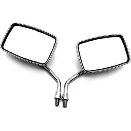 10mm Modified Motorcycle Rearview Mirror Square Rearview Mirror Modified parts Moto Karting Accessories Replacement parts