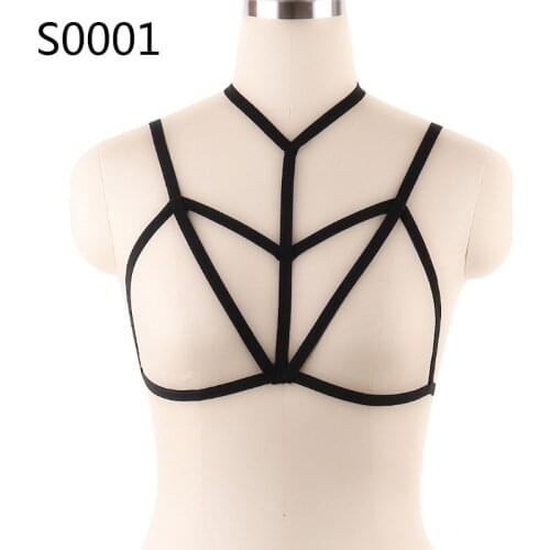 26 Styles Fashion Women Hollow Sexy Bandage Bra Push Up Crop Top Cage Harness Belt Lingerie Free Size Adjustable