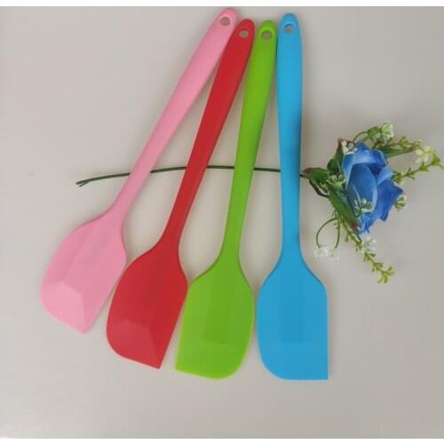 1pcs Silicone Scraper Cream Butter Cake Spatula Mixing Pastry Scraper Batter Brush Tool Kitchen Baking Accessories Kitchenware