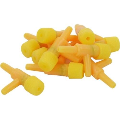 10x Aquarium Air Line Tubing Fish Tank Oxygen Air Pump Volume Flow Control Valve Color:Yellow
