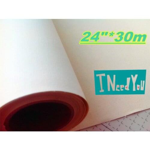 380gsm 24"*30m 100% cotton inkjet roll for wholesale
