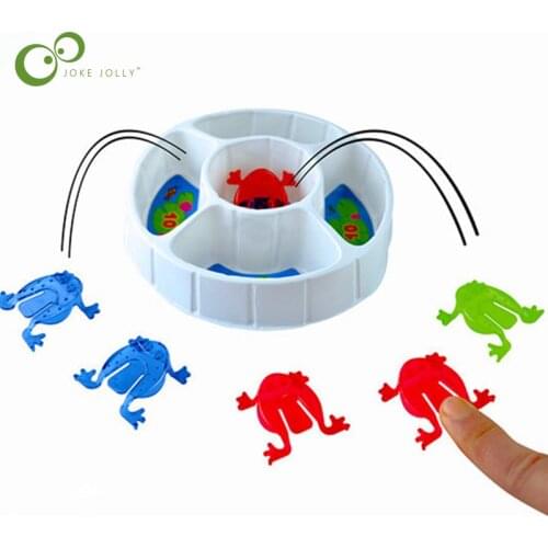 50pcs/lot Jumping Frogs Assorted Hopper Game Baby Toy Action Toy Figures Little Gifts Toys for Children Wholesale GYH