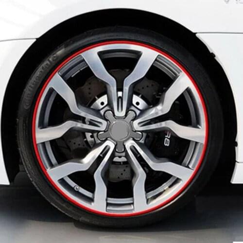 8M Car Wheel Hub Tire Protection Sticker For Opel Astra VAUXHALL MOKKA Zafira Insignia Vectra Antara