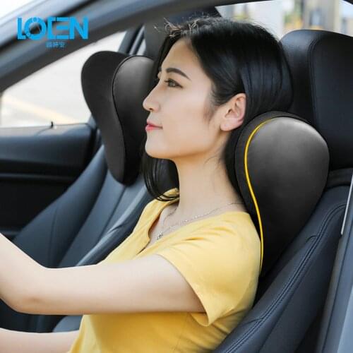 Auto Neck Pillow Seat Headrest Memroy Foam U Shape Auto Pillows Travel Sleep Head Rest Cushion Car Accessories Universal 3 Color