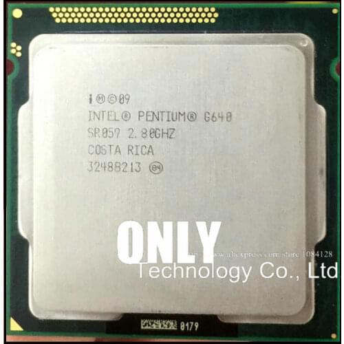 Free shipping CPU Pentium G640 3M Cache, 2.80 GHz LGA 1155 TDP 65W desktop CPU