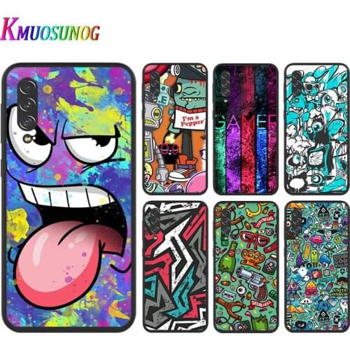 Street Art Anime Graffiti For Samsung A10 10E 10S 20 20S 20E 30 30S 40 40S 50 50S 60 70 70S 80 90 A2 Core phone Case