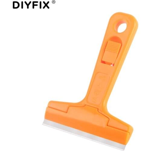 DIYFIX 10cm Blade Scraper for Glue Residue Remover Clean Tool Film Remover Film Wrapping Tools