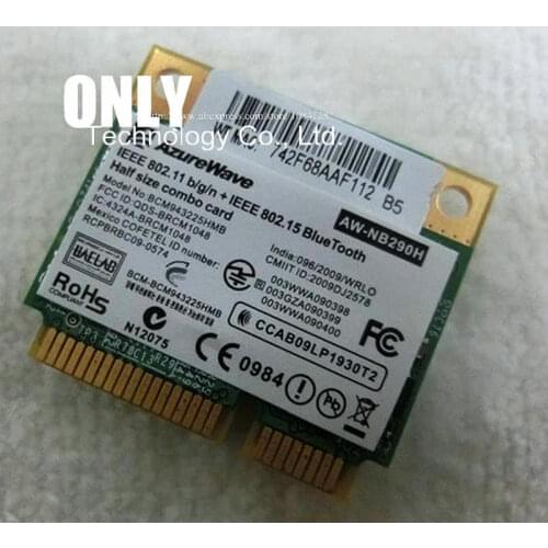 FOR Broadcom BCM43225HMB BCM43225 half Mini PCI-E wifi Bluetooth3.0 Wireless Card for ACER 4750G 5750G 4352G Support MAC systems