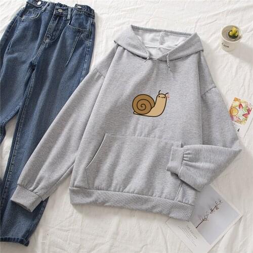 Cotton Hoodie Pullover Women Cute Oversized Streetwear Sweatshirt Cartoon Funny Pattern Hooded Hoodies for Ladies Sudadera Mujer