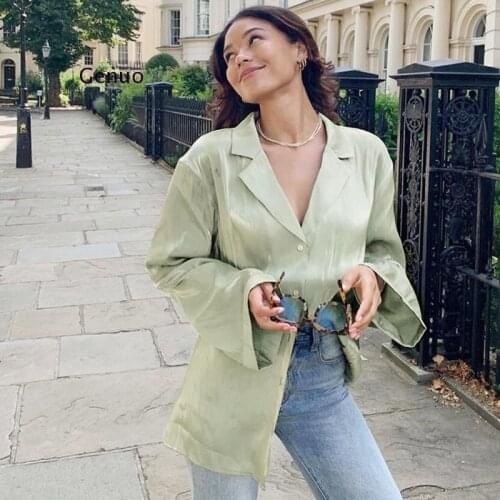 Suit Women Blazer Set Women Suit Set New Fashion Loose Temperament Long Sleeved Shirt Trousers Two Piece Suit Conjuntos De Mujer