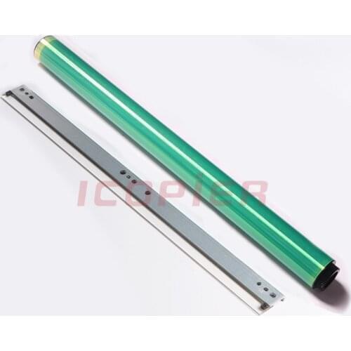 4sets Drum Cleaning Blade+OPC Drum for Konica Minolta bizhub C226 C256 C266 Cylinder