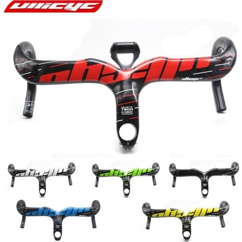 HOT Superstrong Full Carbon Road Bicycle Handlebar Reduce Resistance Bent Bar 90/100/110/120*400/420/440mm