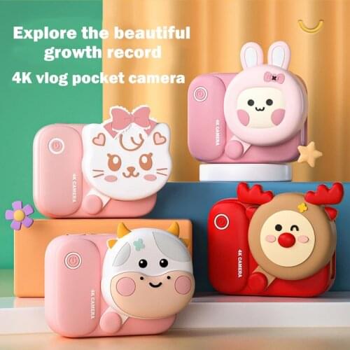 New Digital Camera 48 Million Smart High-definition 4K Sports Children Dual Camera ABS Material Kids Gift Educational Toys