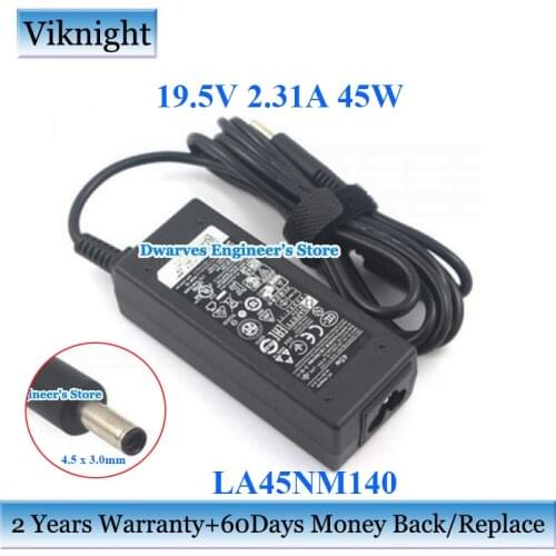 Genuine DA45NM140 LA45NM140 Laptop Charger 19.5V 2.31A AC Adapter For Dell Inspiron 11 3000 Inspiron 15 7000 15-3552 XPS 9343 13