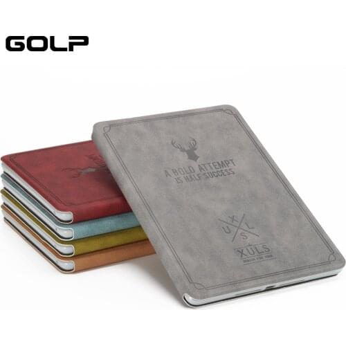 Flip Cover For ipad Pro 9.7 Case, GOLP Deer Pattern PU Leather smart case for ipad pro 9.7 inch 2016 cover