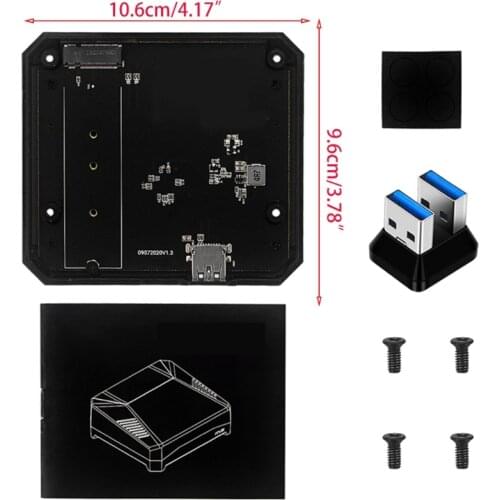11XD M.2 Expansion Board for Argon ONE USB 3.0 to M.2 SATA SSD Adapter for Raspberry Pi 4 Model B Base V2/M.2 Case