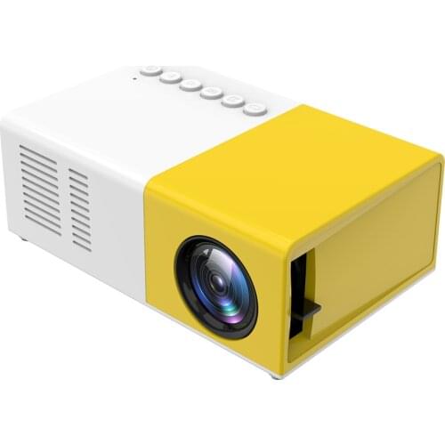 Mini Portable Home Cinema LED Video Projector LCD Home Theater Overhead Projector Support 1080p AV, USB, SD card - EU Plug