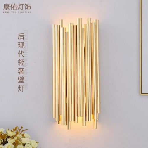 Modern crystal wall lamp gold sconce lights AC110V 220V fashion luxury lustre living room bedroom light fixtures