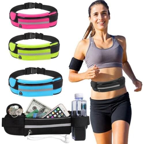 Running Bag Sports Waist Bags Waterproof Hiking Bum Bag Sport Camping Waist Belt Phone Storage Bag Holder