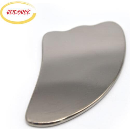 Titanium Guasha Board Stainless Steel Gua Sha Therapy Tool Body Scraper Health Care Massage Products