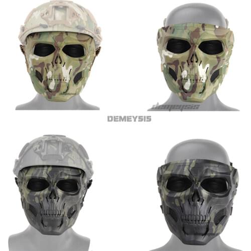 Outdoor Tactical Mask Military Hunting Shooting Paintball Airsoft Skull Mask Cs Wargame Protective Masquerade Combat Army Masks
