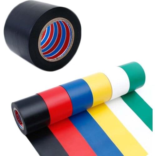 50mmX20m PVC Electrical Tape Waterproof Flame Retardent Insulation Insulating Adhesive Tape Cable Harness Wiring Loom Tape