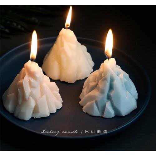 1pcs Tiktok Popular Iceberg Scented Candles 6.5x6cm Aromatherapy Candles for Home Decoration Birthday Gift