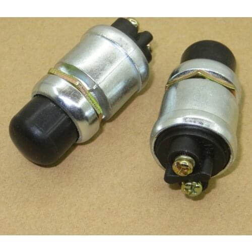 2PCS Golf Cart 12 volt/15 amp Horn Switch Button w/ Dust Cover Floor Mount