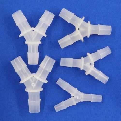 5~100pcs 7.9~20mm Y-Type Tee Equal Dia Plastic Irrigation Joints Aquarium Pipe Fitting Fish Tank Pagoda Adapter Hose Connectors