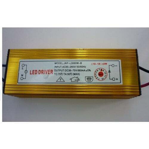 5 pcs/lot 10-18*3w 10-18x3w waterproof LED Driver AC85-265v 680mA Power Supply for led downlight