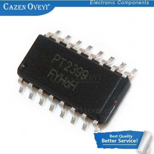 5pcs/lot PT2399S PT2399 SOP-16 Audio digital reverberation processing circuit chip new original In Stock