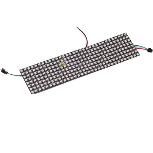 8*32 Pixel 256 Pixels WS2812B Digital Flexible LED Programmed Panel Screen Individually Addressable Full Color DC5V