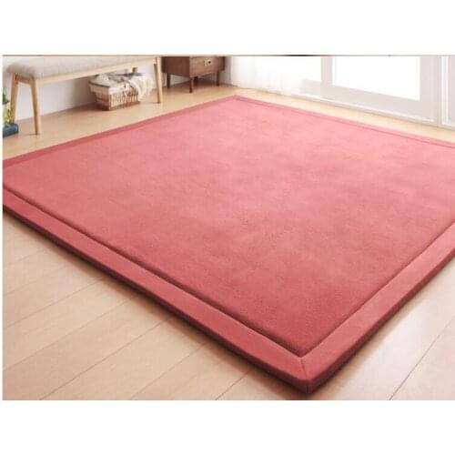 Chpermore-alfombrillas de Tatami simples para Alfombras grandes, alfombra gruesa para dormitorio, tapete escalonado para