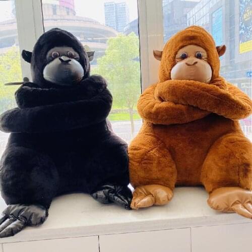 Simulation Chimpanzee Plush Doll Naughty Monkey Plush Toy Birthday Present / Pillow Cuddle King Kong Childrens Toys