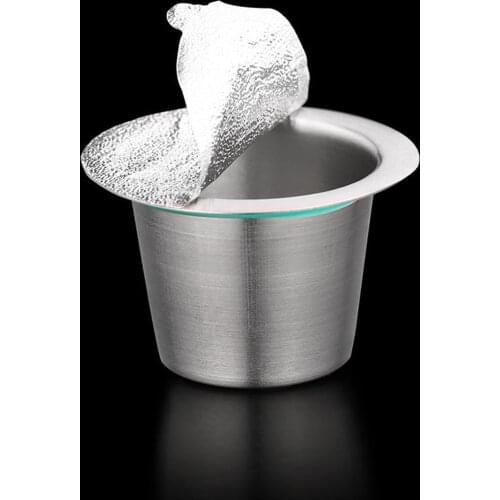 Set of 60(15Sheet) Refillable Capsules Seal Stickers Lids for Refillable Coffee Capsule Seals