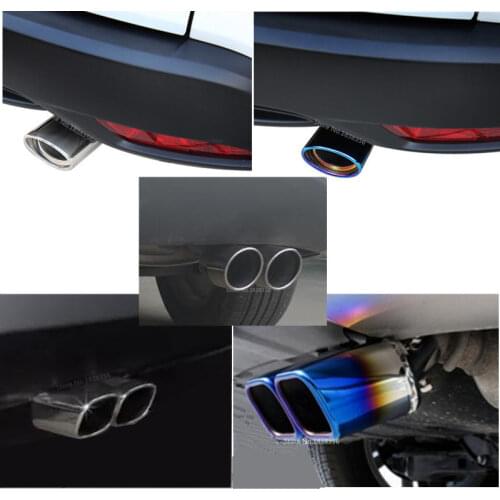 For Honda HRV HR-V Vezel 2014 2015 2016 2017 2018 Car Cover Muffler Tail Pipe Outlet Dedicate Stainless Steel Exhaust Tip