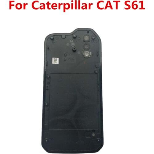 New Original For Caterpillar CAT S61 Protective Back Battery Cover Housings Case Durable Mobile Frame For Caterpillar S61