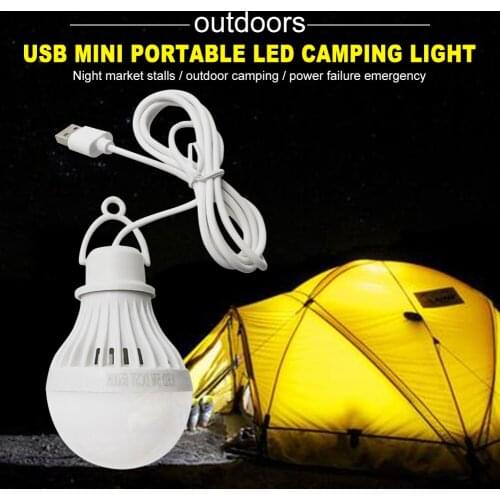 Mini Portable Camping Tent Light LED Bulb Riding Emergency Reading Lamp Waterproof Hanging Hook Flashlight For Camping