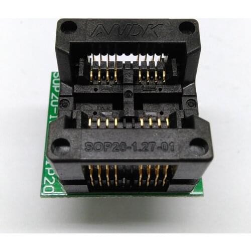 Wholesale High Quality Double SOP8 Burn in Socket Chip Test Socket Programming Socket Test Socket OTS-20-1.27-01 Adapter